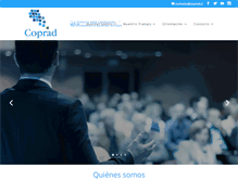 Tablet Screenshot of coprad.cl